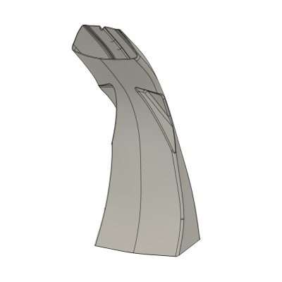 Crosskardi õhukanali 3D mudel